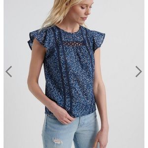 Lucky Brand Grace Flutter Tank